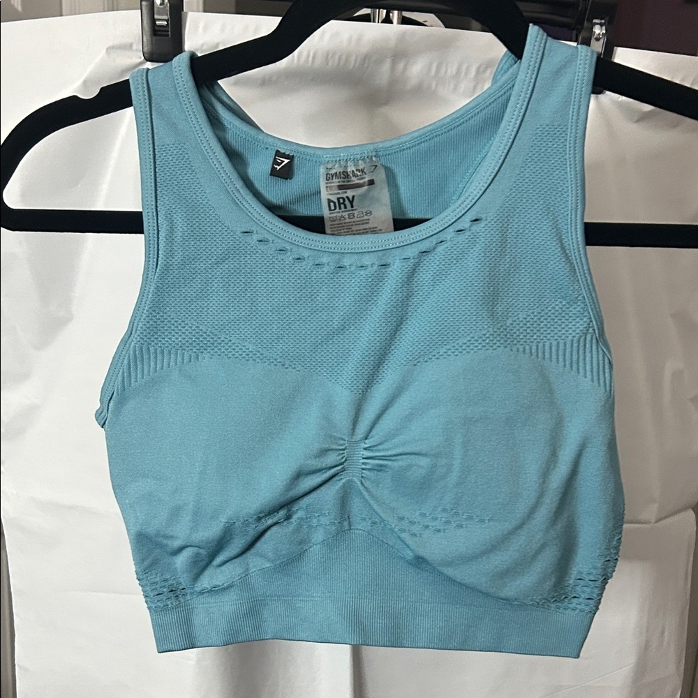 Gymshark Teal Activewear Top SIZE Large EUC